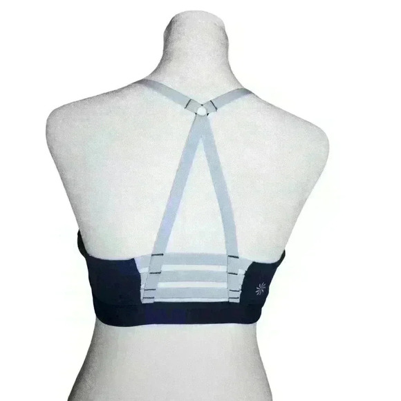 Athleta women's navy blue sports bra size small - Picture 2 of 9